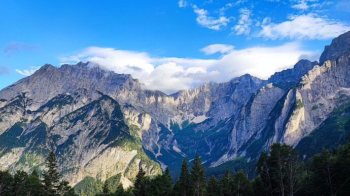 Il panorama che ci ha accompagnato per quattro giorni